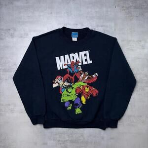Vintage Freeze Marvel Superheroes Comics Crewneck Sweater